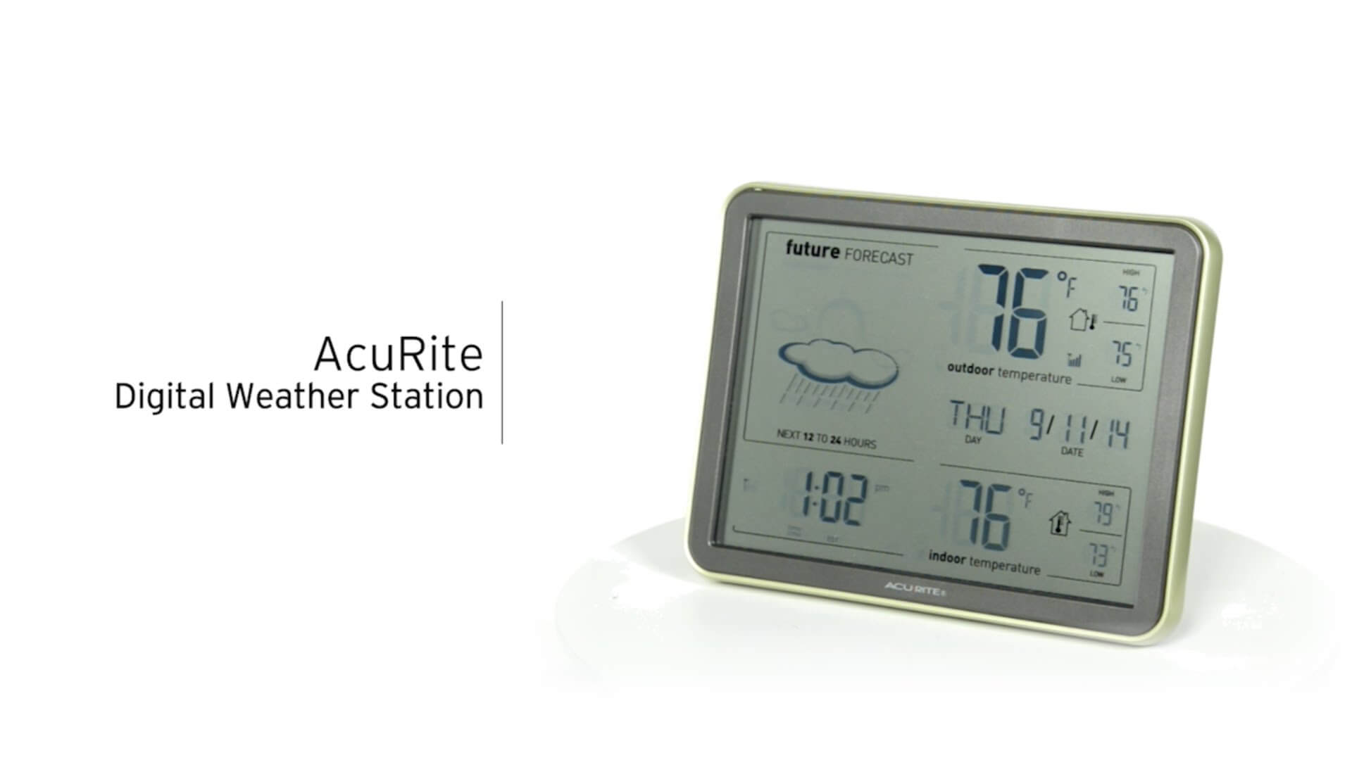 Best Indoor Outdoor Thermometer - AcuRite 75077 Wireless Weather Forecaster