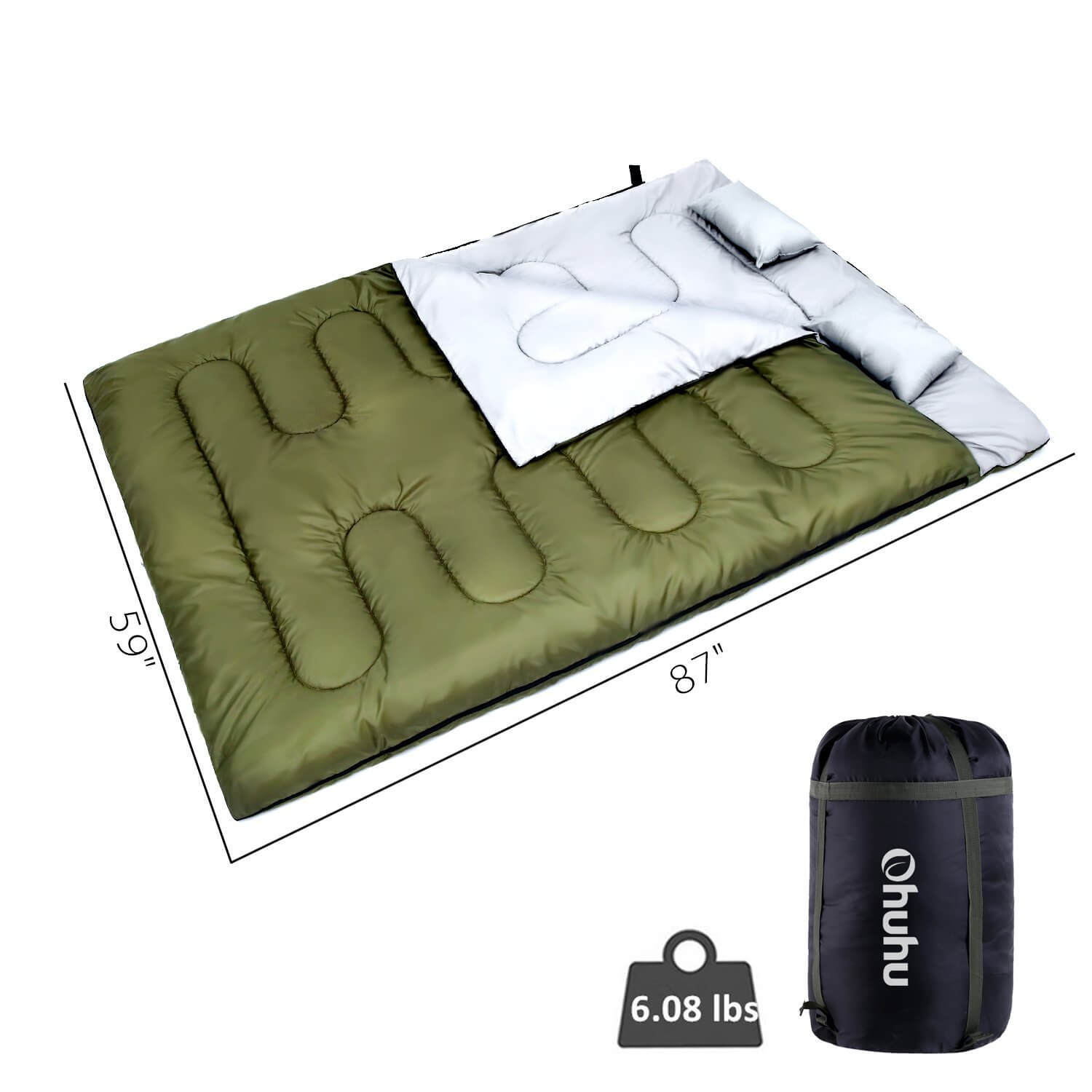 Ohuhu Double Sleeping Bag