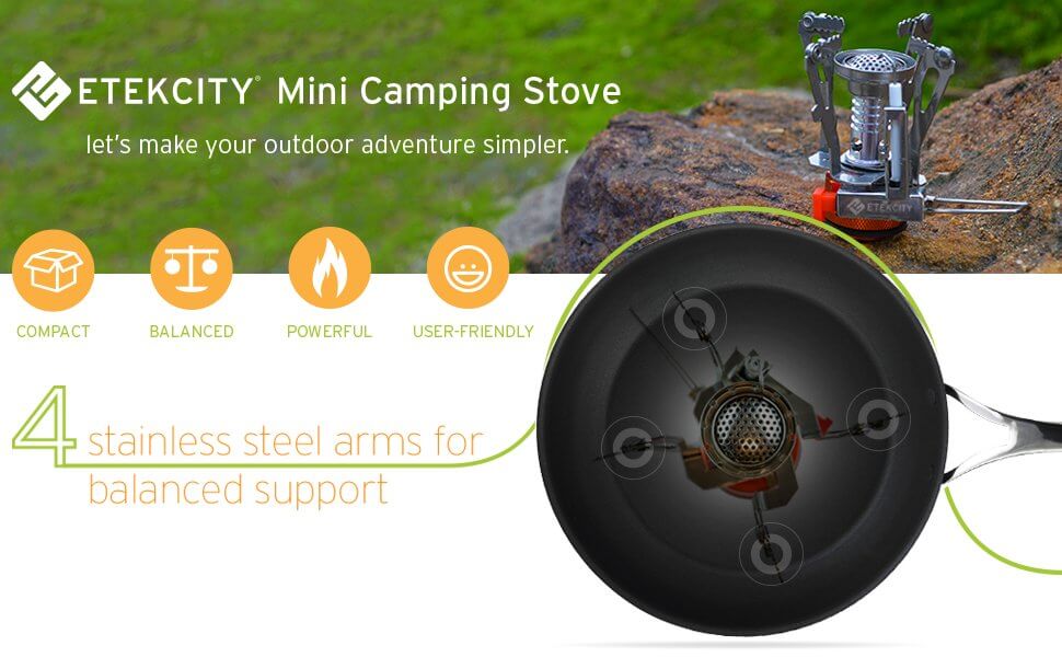 Etekcity Ultralight Portable Outdoor Backpacking Camping Stove